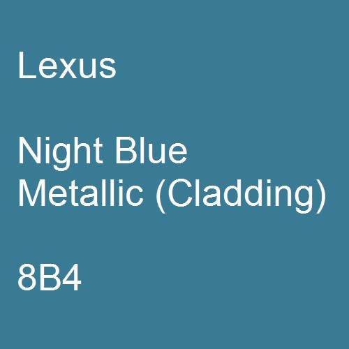 Lexus, Night Blue Metallic (Cladding), 8B4.